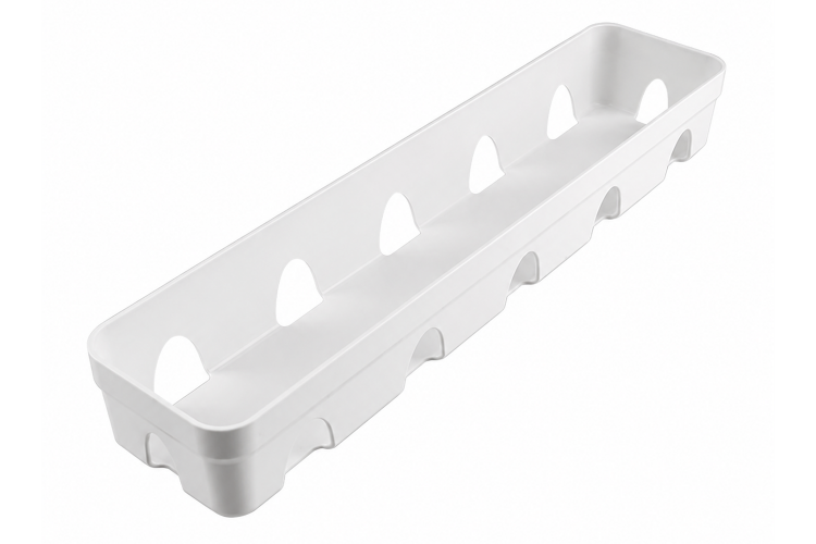 Moule pâtissier 5 fraises 3D Silikomart en silicone blanc