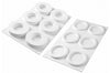 Kit 2 moules 6 anneaux ring + 1 découpoir double Silikomart