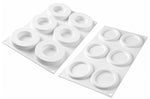 Kit 2 moules 6 anneaux ring + 1 découpoir double Silikomart