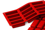 Moule en silicone professionnel Silikomart Silicon Flex 300x175mm 12 mini cakes
