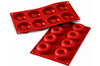 Moule en silicone professionnel Silikomart Silicon Flex 300x175mm 8 savarins 6.5cm