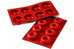 Moule en silicone professionnel Silikomart Silicon Flex 300x175mm 8 savarins 6.5cm