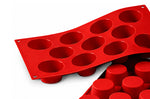 Moule en silicone professionnel Silikomart Silicon Flex 300x175mm 11 mini muffins 5cm