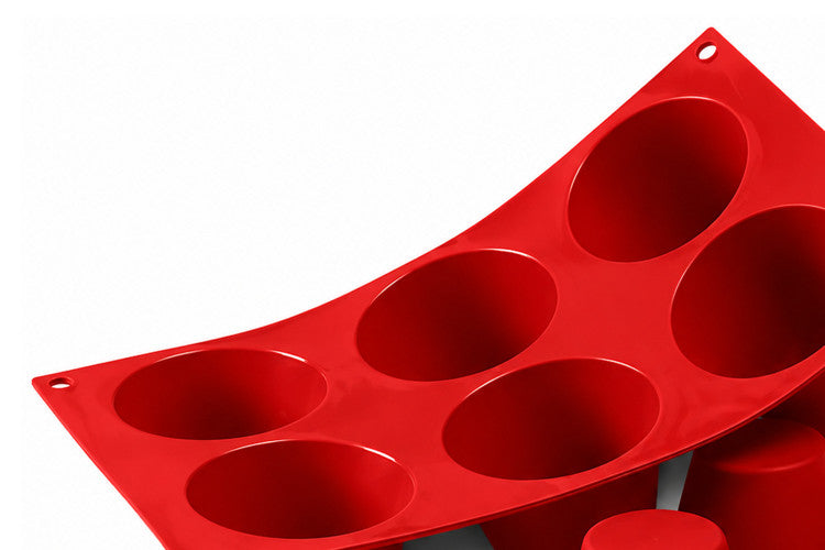 Moule en silicone professionnel Silikomart Silicon Flex 300x175mm 6 babas 7.5cm