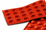 Moule en silicone professionnel Silikomart Silicon Flex 300x175mm 24 demi-sphères 3cm