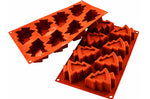 Moule en silicone professionnel Silikomart Silicon Flex 8 sapins 300 x 175mm