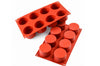 Moule en silicone professionnel Silikomart Silicon Flex 300x175mm 8 cylindres 123ml