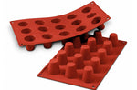 Moule en silicone professionnel Silikomart Silicon Flex 300x175mm 15 babas 3.5cm