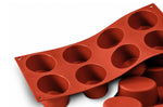 Moule en silicone professionnel Silikomart Silicon Flex 300x175mm 8 formes ovales