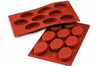 Moule en silicone professionnel Silikomart Silicon Flex 300x175mm 9 formes ovales