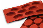 Moule en silicone professionnel Silikomart Silicon Flex 300x175mm 9 formes ovales