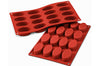 Moule en silicone professionnel Silikomart Silicon Flex 300x175mm 16 petits fours ovales