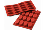 Moule en silicone professionnel Silikomart Silicon Flex 300x175mm 16 petits fours ovales