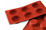 Moule en silicone professionnel Silikomart Silicon Flex 300x175mm 6 tartelettes 7cm