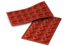 Moule en silicone professionnel Silikomart Silicon Flex 300x175mm 18 mini savarins