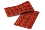 Moule en silicone professionnel Silikomart Silicon Flex 300x175mm 18 mini savarins