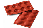 Moule en silicone professionnel Silikomart Silicon Flex 300x175mm 8 pomponnettes 6cm