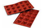 Moule en silicone professionnel Silikomart Silicon Flex 300x175mm 15 pyramides