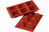 Moule en silicone professionnel Silikomart Silicon Flex 300x175mm 6 pyramides