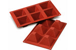 Moule en silicone professionnel Silikomart Silicon Flex 300x175mm 6 pyramides
