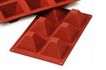 Moule en silicone professionnel Silikomart Silicon Flex 300x175mm 6 pyramides