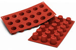 Moule en silicone professionnel Silikomart Silicon Flex 300x175mm 18 mini cannelés