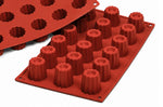 Moule en silicone professionnel Silikomart Silicon Flex 300x175mm 18 mini cannelés