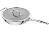 Wok Zwilling Peak Ceraforce® HyCoat en inox et revêtement céramique avec couvercle en verre 30cm