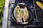 Grill poisson noir Peugeot Grill to Table en céramique - 41x26cm