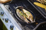 Grill poisson noir Peugeot Grill to Table en céramique - 41x26cm