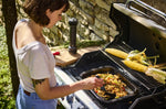 Plancha rectangulaire noire Peugeot Grill to table en céramique - 43cm