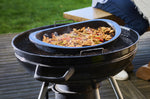 Plancha demi-lune noire Peugeot Grill to table en céramique - 43cm