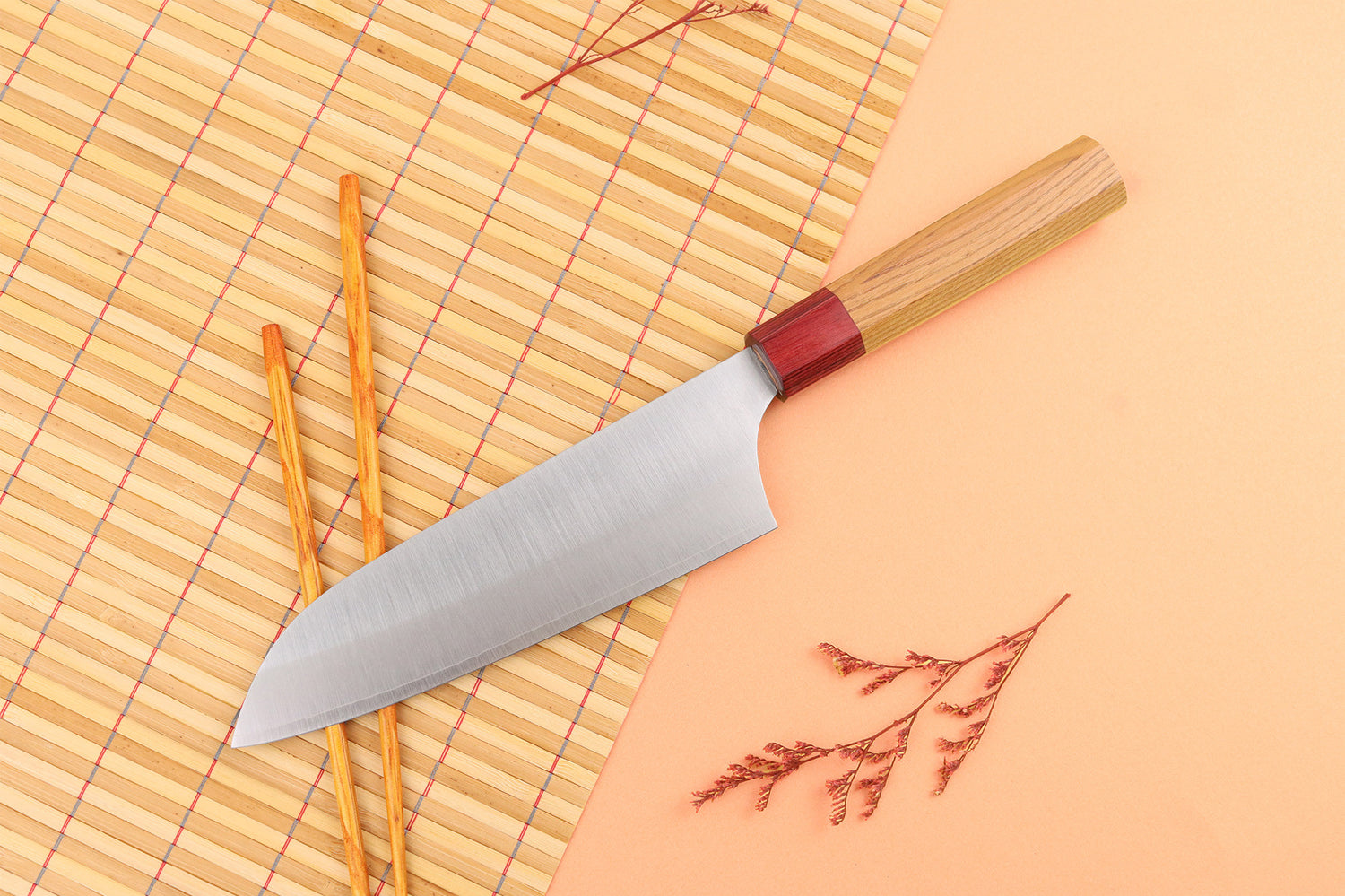 Couteau santoku 17cm japonais artisanal Makoto Kurosaki Ryusei VG7