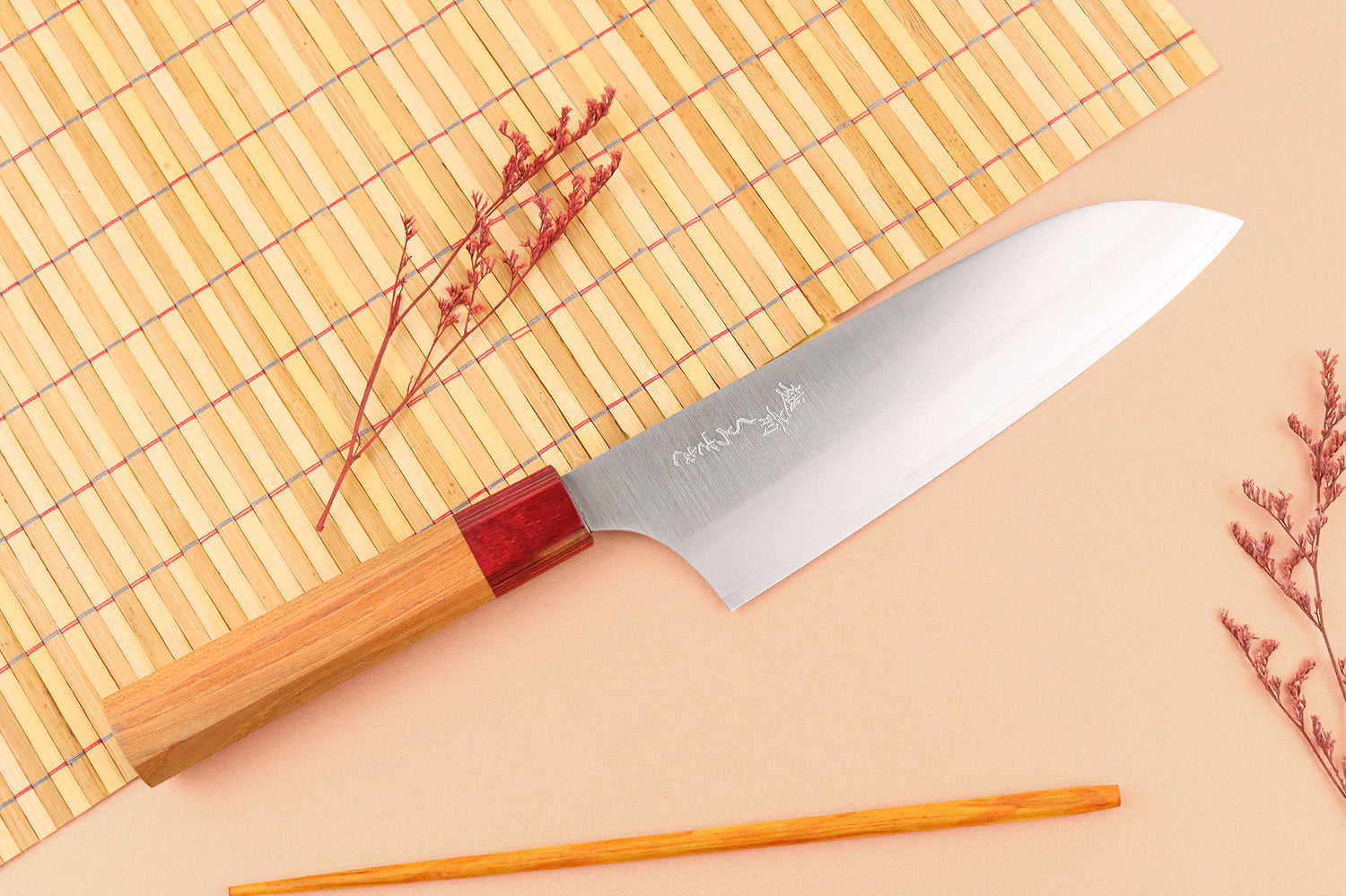 Couteau santoku 17cm japonais artisanal Makoto Kurosaki Ryusei VG7
