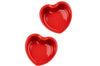 Set de 2 plats four Peugeot Appolia For You cœur rouge en céramique 13.5cm