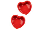 Set de 2 plats four Peugeot Appolia For You cœur rouge en céramique 13.5cm