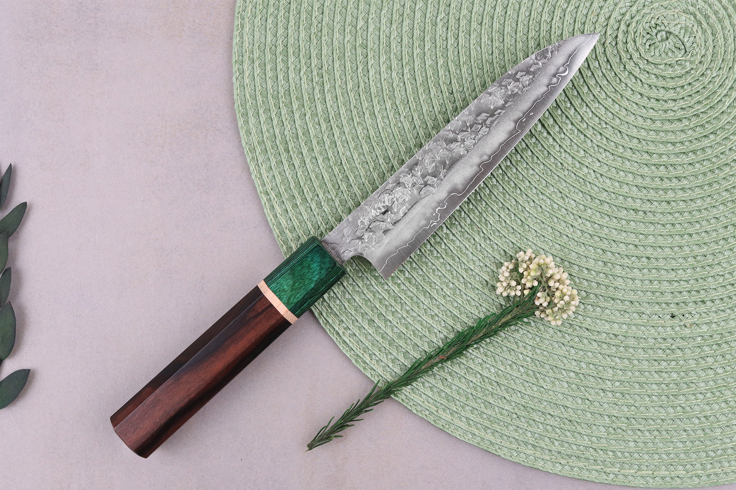 Couteau universel 13,5cm japonais artisanal Makoto Kurosaki Samidorizuki SGStrix
