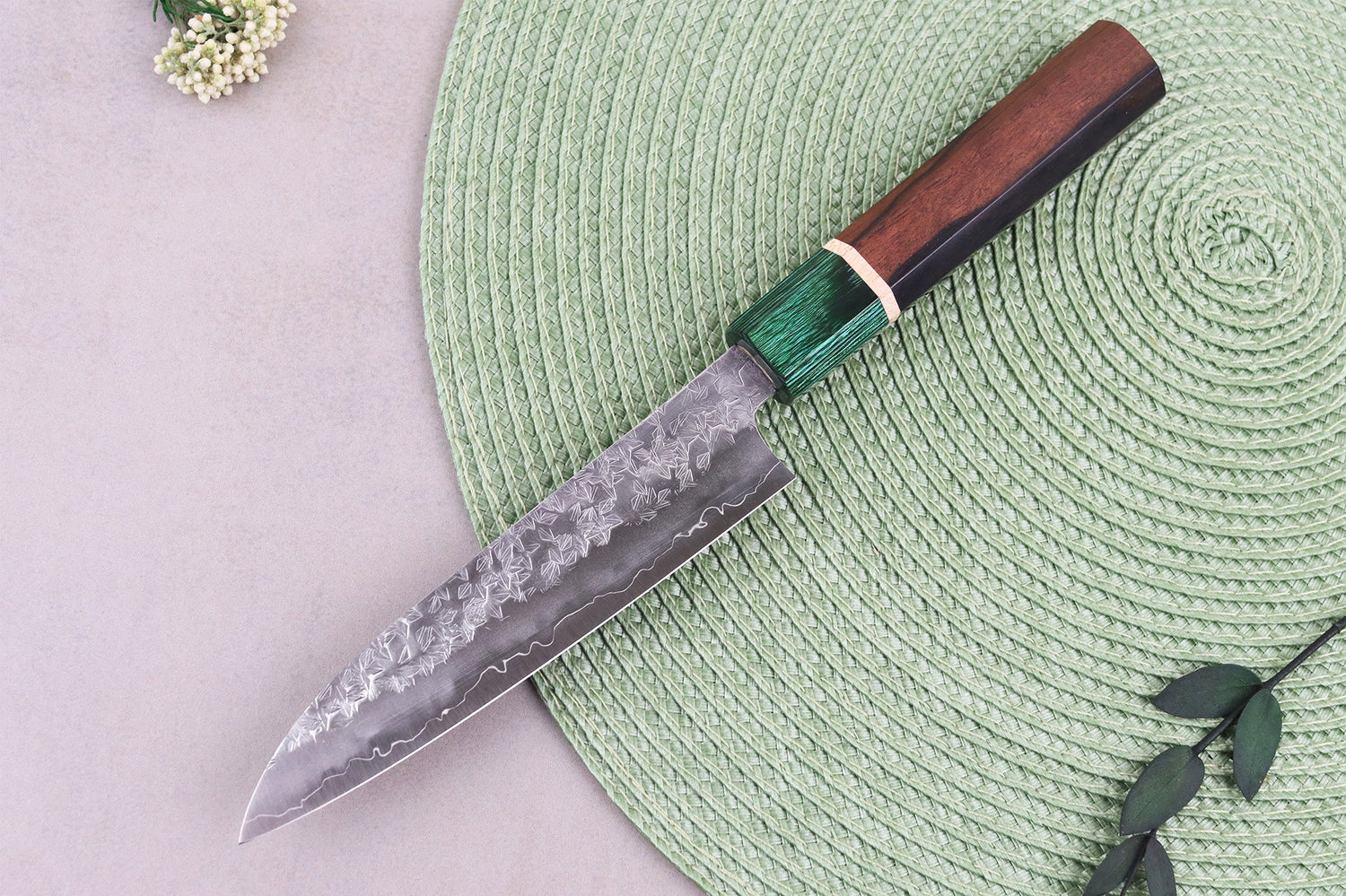 Couteau universel 13,5cm japonais artisanal Makoto Kurosaki Samidorizuki SGStrix