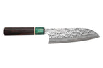 Couteau santoku 16,5cm japonais artisanal Makoto Kurosaki Samidorizuki SGStrix