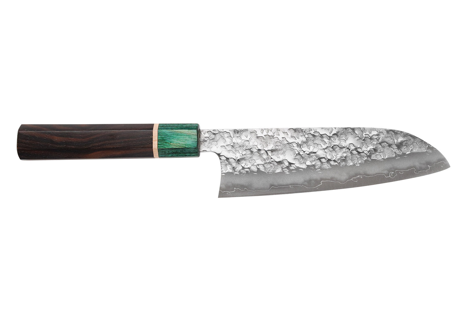 Couteau santoku 16,5cm japonais artisanal Makoto Kurosaki Samidorizuki SGStrix