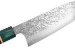 Couteau santoku 16,5cm japonais artisanal Makoto Kurosaki Samidorizuki SGStrix