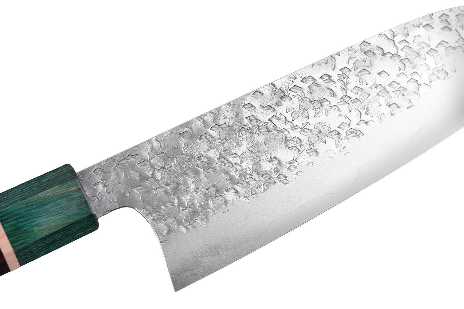 Couteau santoku 16,5cm japonais artisanal Makoto Kurosaki Samidorizuki SGStrix