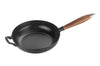Poêle à frire Staub Vintage en fonte émaillée manche en bois - 24cm