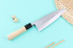 Couteau deba 18cm japonais artisanal Tsunehisa WS2