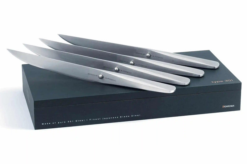 Coffret 4 Couteaux à steak Type 301 Design by F.A. Porsche