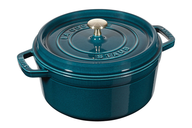 Cocotte ronde Staub en fonte émaillée La Mer - 24 cm