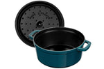 Cocotte ronde Staub en fonte émaillée La Mer - 28 cm