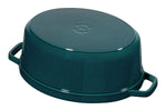 Cocotte ovale Staub en fonte émaillée La Mer - 31 cm