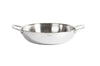 Sautoir Cristel Castel'Pro en acier inoxydable 18/10 5 ply avec 2 anses fixes - 16cm