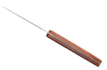 Set de 2 couteaux d'office Deejo Office Polynésien et Pacifique manche en bois d'olivier et bois corail 9cm
